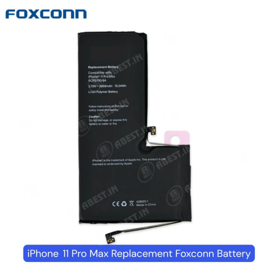 REPLACEMENT FOR IPHONE 11 PRO MAX FOXCONN BATTERY